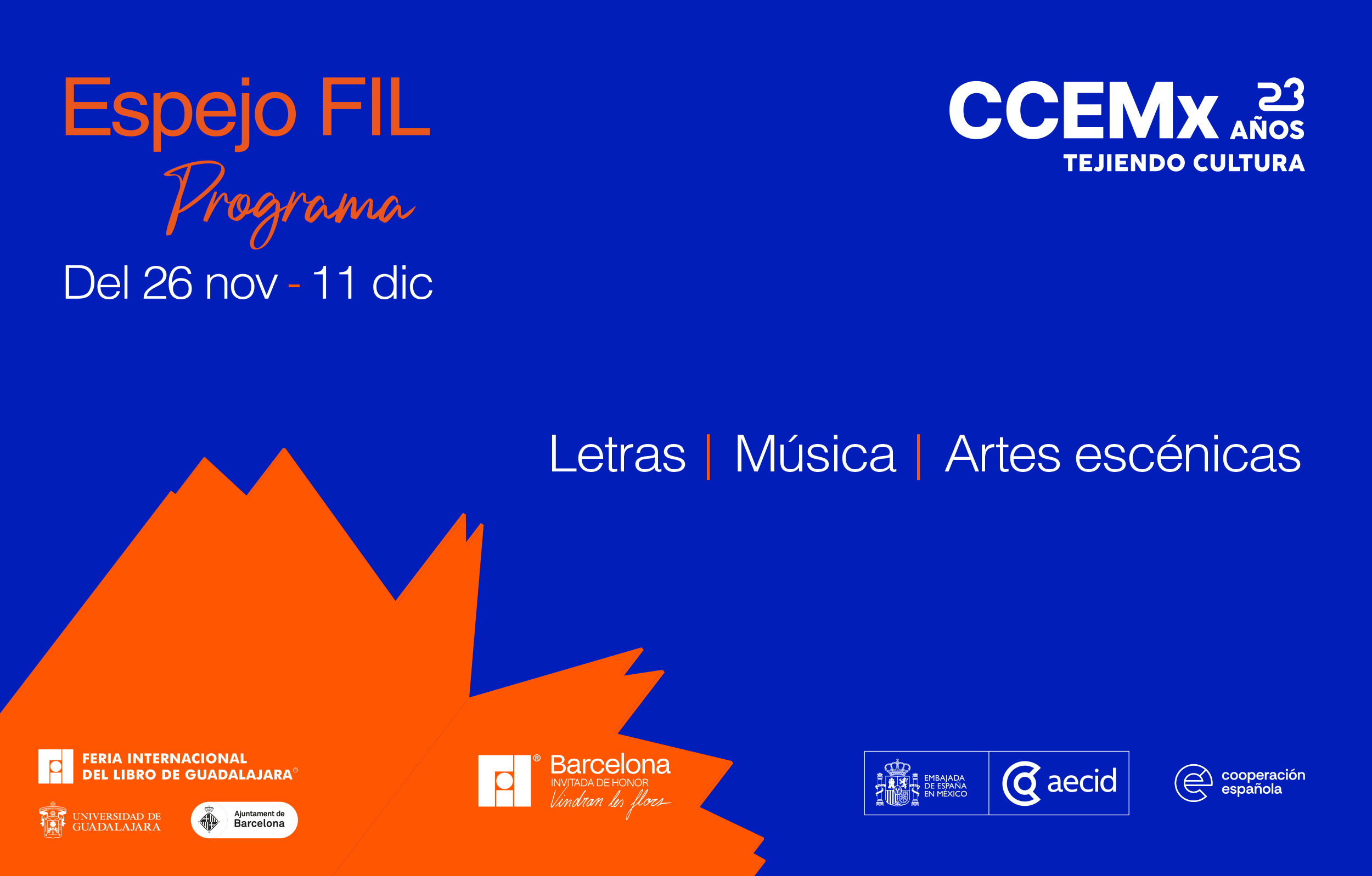 El Centro Cultural de España en México presenta Espejo FIL, puente cultural entre Barcelona y Ciudad de México