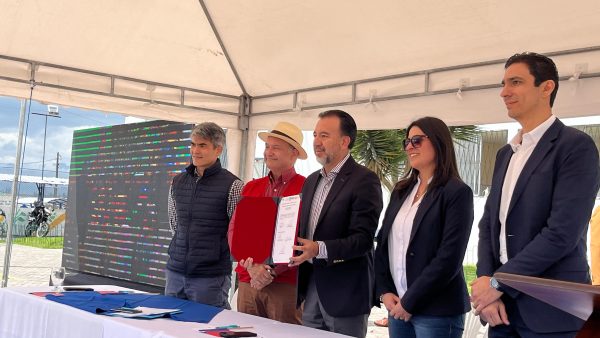 En el evento de la firma para el contrato.